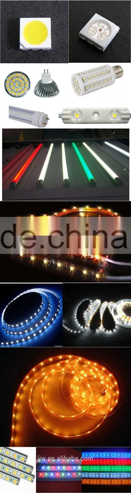 0.06w 3528 SMD LED 500-600mcd Plants Light Red Color