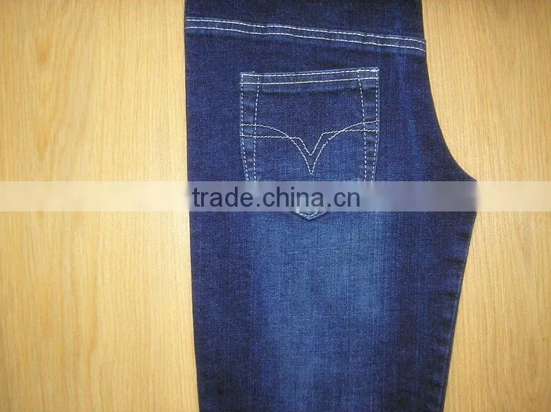 KL-392 RSB10+10*12+70D 98%C2%SP INDIGO 58/60" 86*50 10OZ MECERIZED DENIM FABRIC