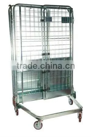4 gate heavy duty roll container/roll cage/roll pallet