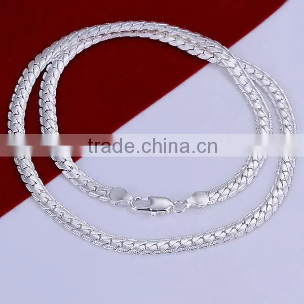 2014 SGS Certified thick silver chains for men