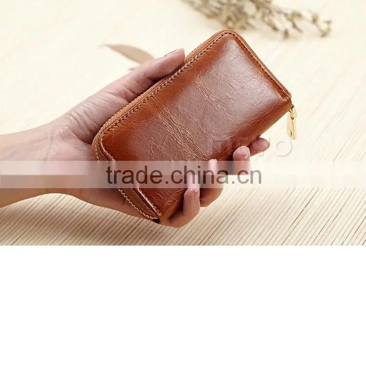 Multifunction men and women zipper key wallet for promotion
