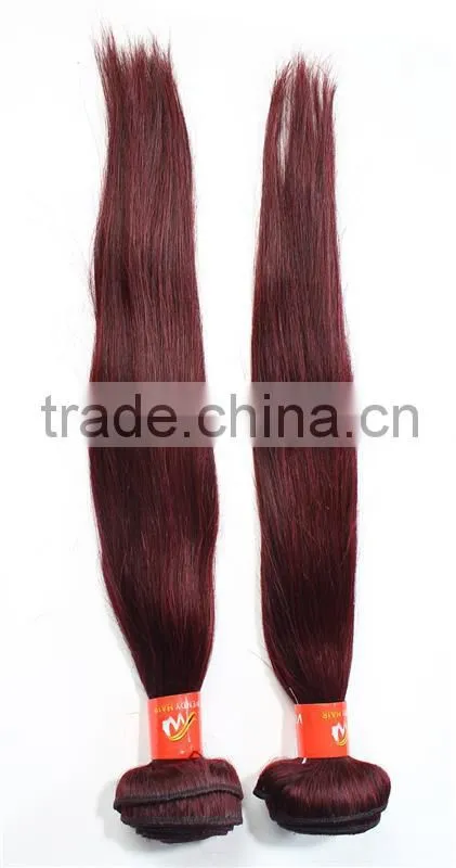 Straight 100% virgin peruvian unprocessed hair for trade show