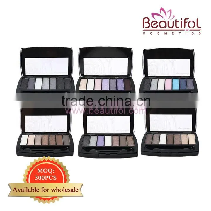 Multi- color baked powder glitter eyeshadow palette, wholesale makeup, small quantity cosmetics, cosmetics eye shadow