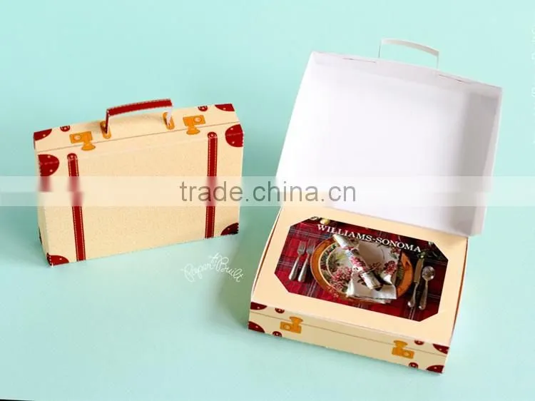 Custom Paper Suitcase Gift Box