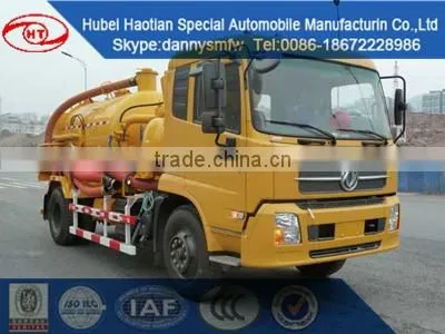 hot sale 4x2 sewage truck cleaning truck 4cbm 6cbm 8cbm vacuum sewage suction truck