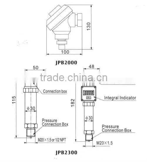 JPB2000 Series Pressure Transmitter
