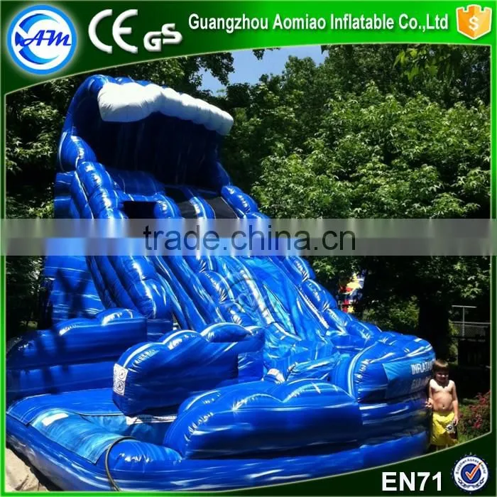 China wonderful inflatable double lane slip slide inflatable slide for pool