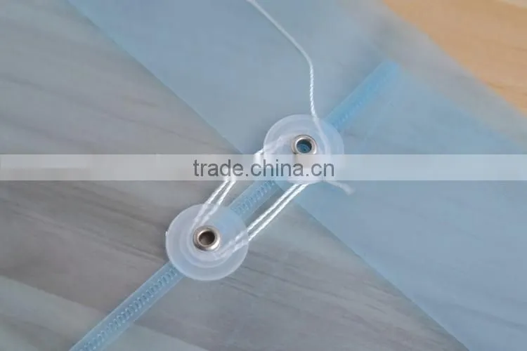 Clear Bag A4 PP Envelope Plastic Transparent Document Bag