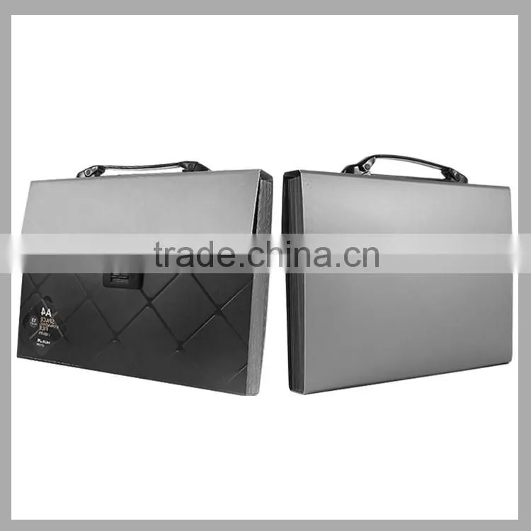 Fashion Handbag Style PP Expanding File Folder with Handle Document Bag