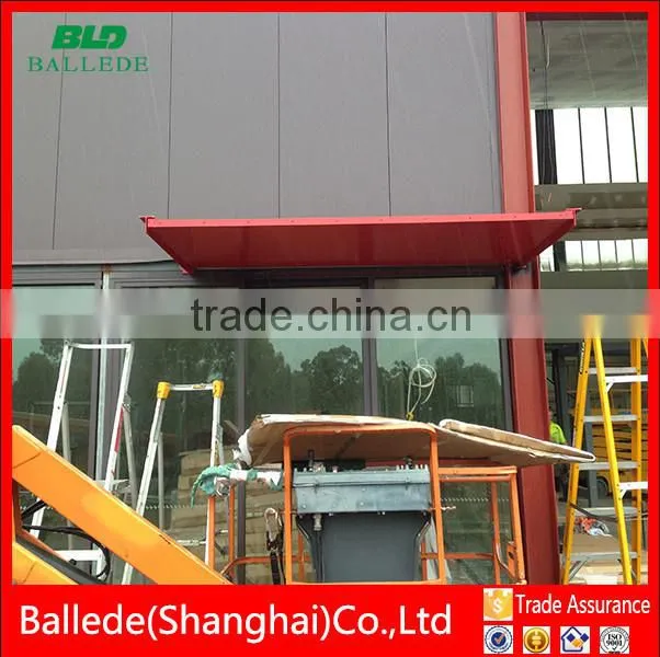 easy install powder coated sun shade louver roof