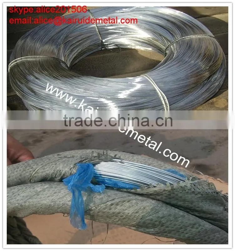 high quality low price galvanized iron wire specification of galvanized wire factory