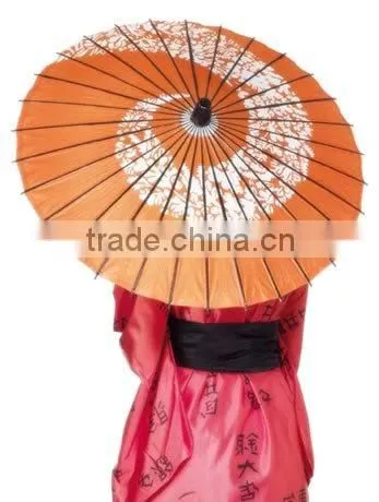Solid and printed Japanese parasol