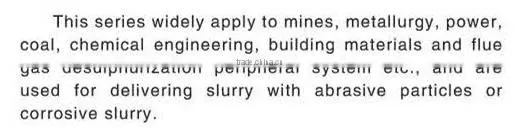ZJ slurry pump