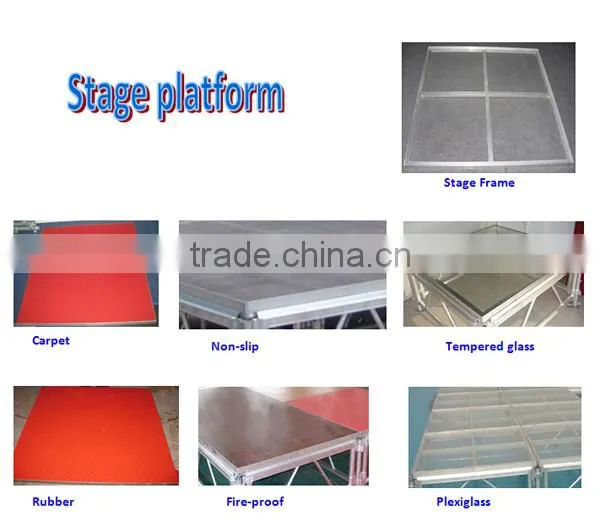 Hot selling adjustable aluminum stage leg