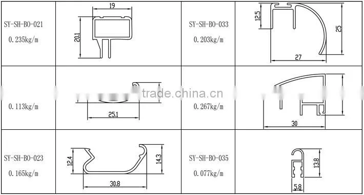 Customized Anodized Aluminum Clamp Frame