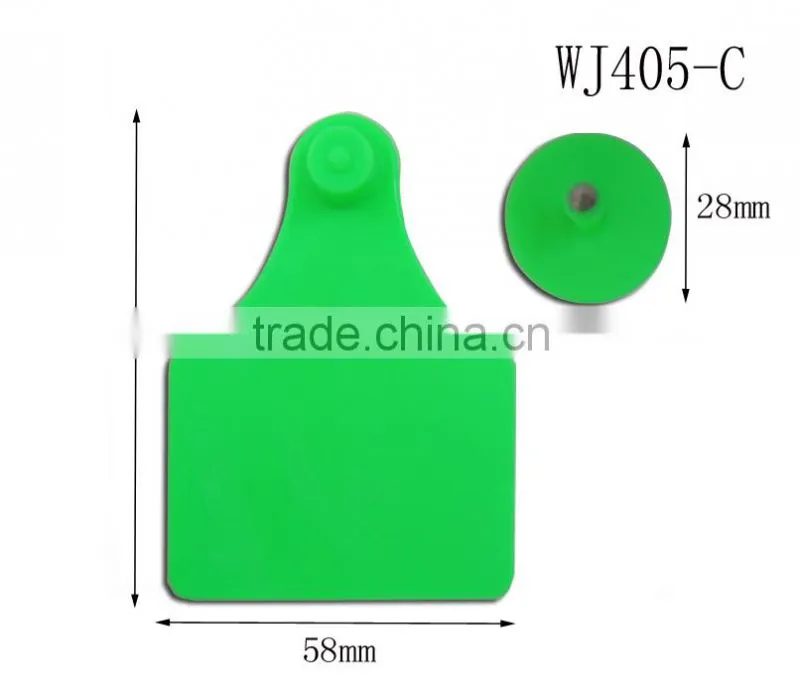 WJ405-C blank green cattle ear mark