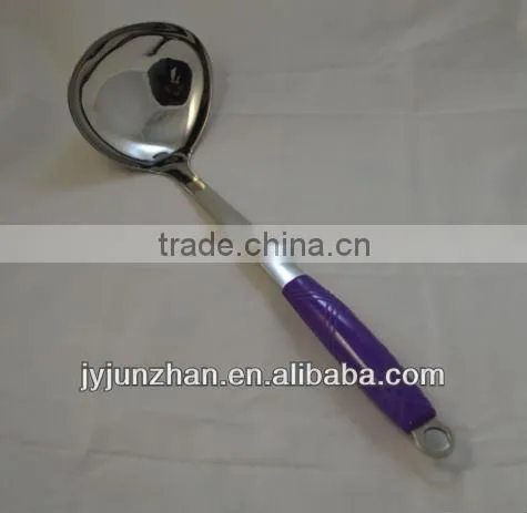 Highly PP handle Stainless Slotted Turner made by Junzhan Factory directly and sell directly
