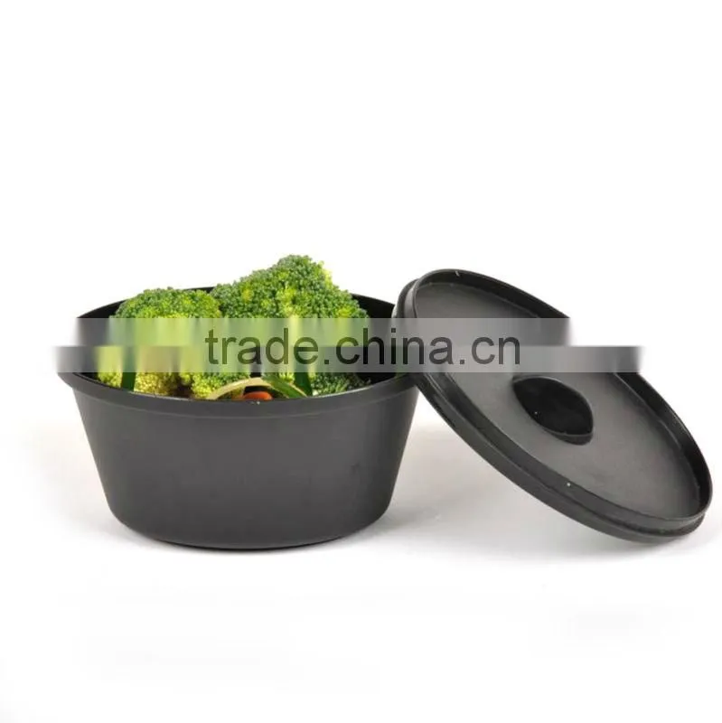 disposable clear PP 2 oz ice cream cake cup with lid