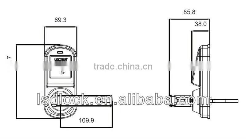 RFID Lock LS8015 For Dormitory