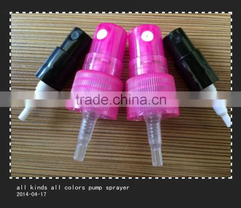 all kinds of colors pp new material good quality perfume pump spray cap