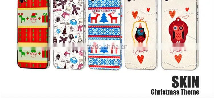 Christmas Theme Design!!3d skin sticker for iPhone5s
