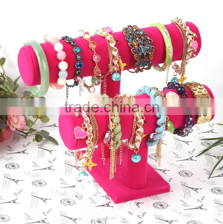 Professional factory custom color different layers jewelry display stand