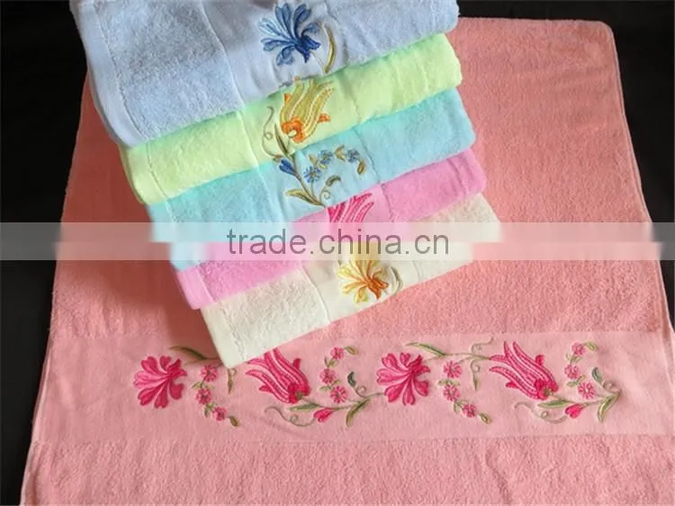 cotton promotional embroidery bath towel towels SD-106