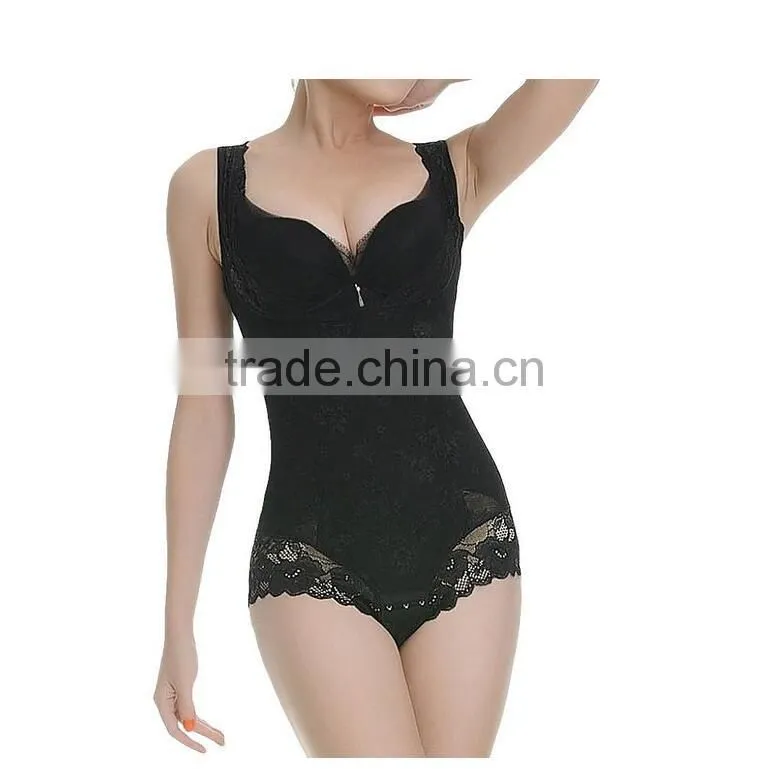 Women's Body Briefer Lace Push Up Butt Lift Tummy Control Shapewear