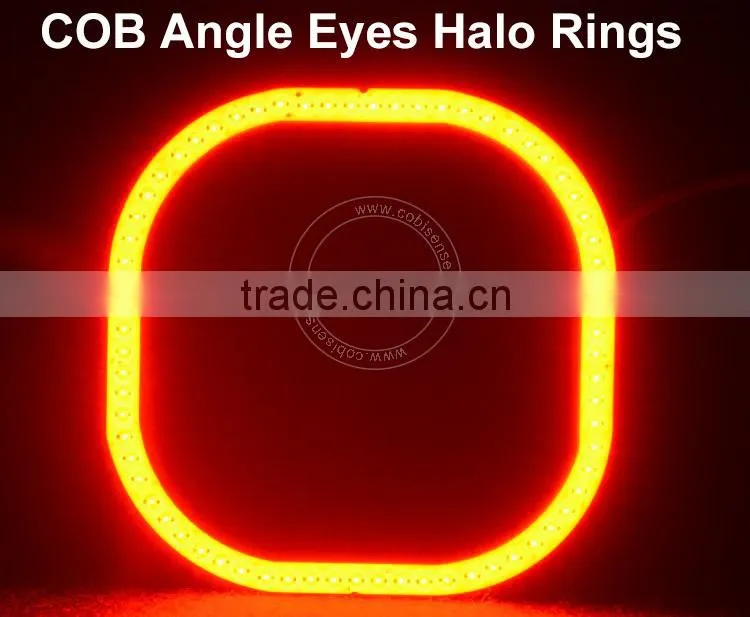 Plasma COB led angel eyes for bmw f30 e90 e92 e93 m3 single color white red 60*60mm