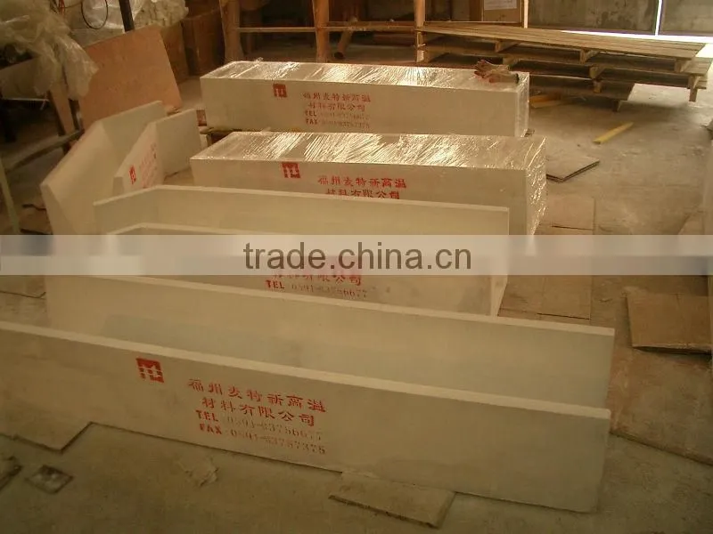 custom designed ceramic launder