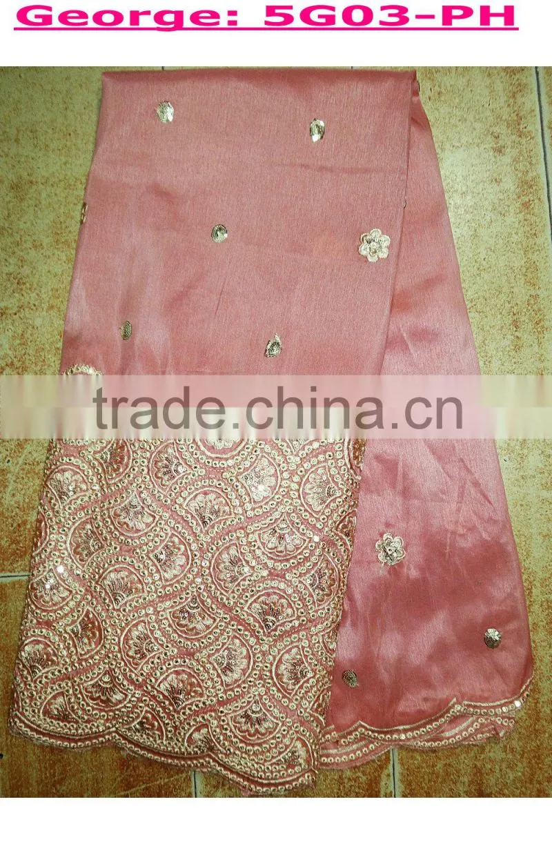 African raw silk emboidery george lace fibers FOR ORDERS