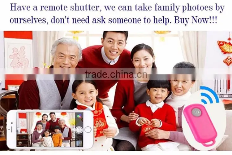 2016 Universal Wireless Bluetooth Monopod Selfie Stick Remote / Camera Shutter for iPhone, iPad, Samsung, LG, HTC