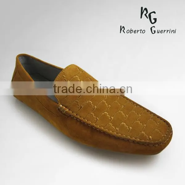 china factory fashion comfortable flat genuine leather shoes