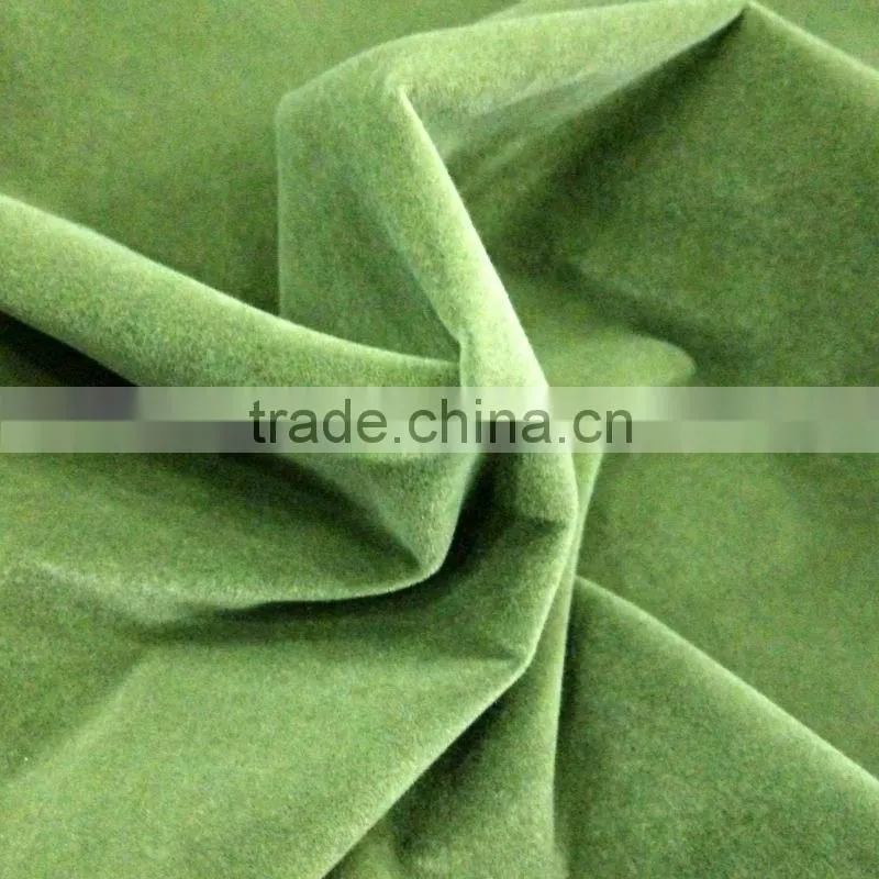 plain flock sofa fabric for hot sale