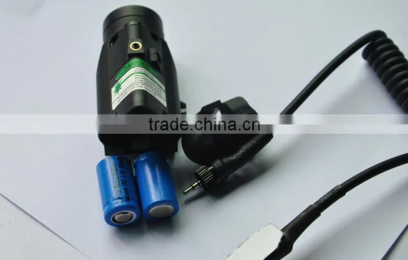 Tactical 300 Lumen LED Light plus green Laser Sight for gun