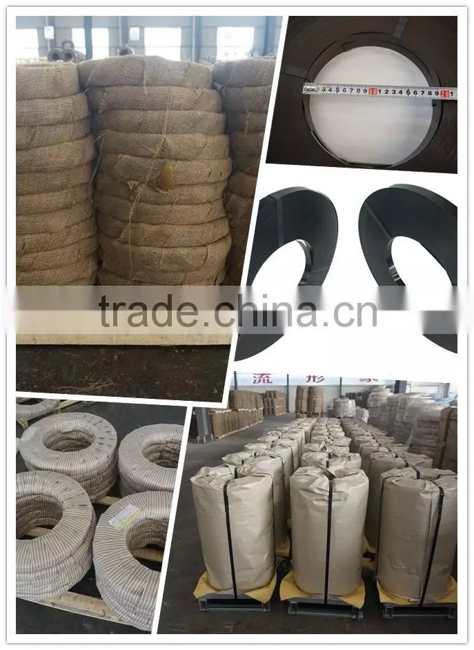 Black Painted Metal Strip for Packing