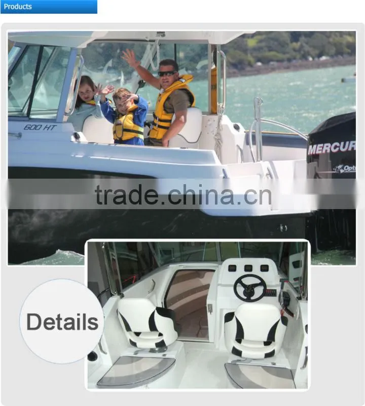 6m Fishing Boat with outboard engine (600 Hard Top Fisherman)