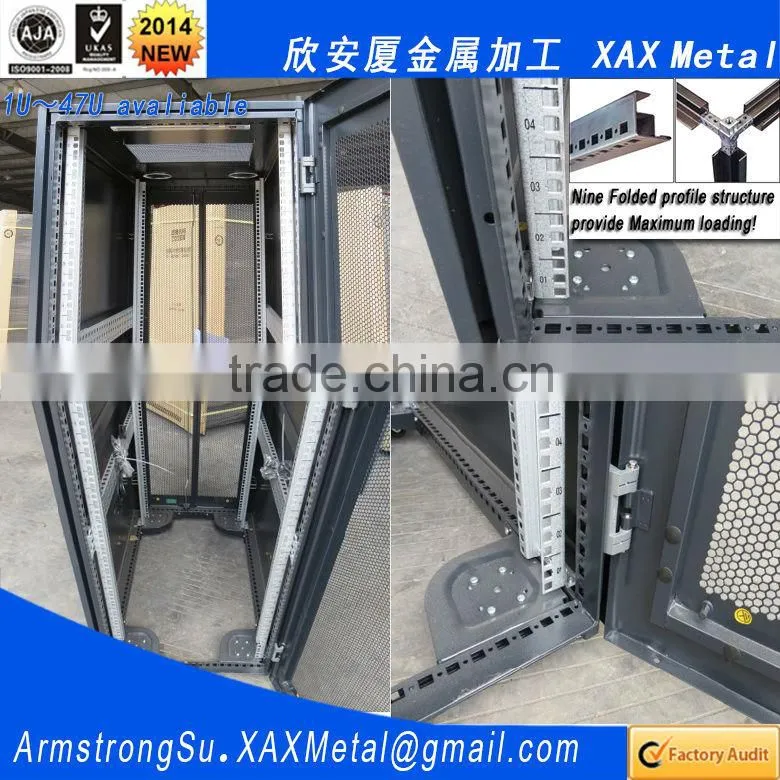 XAX4708KS 47U nine & sixteen folded profile 19inch 19" 482mm 465.1mm widthRack mount Rackmount Server Cabinet