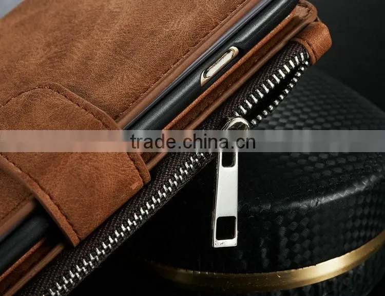 Leather Wallet Phone Cover Combo For Iphone 6/6s