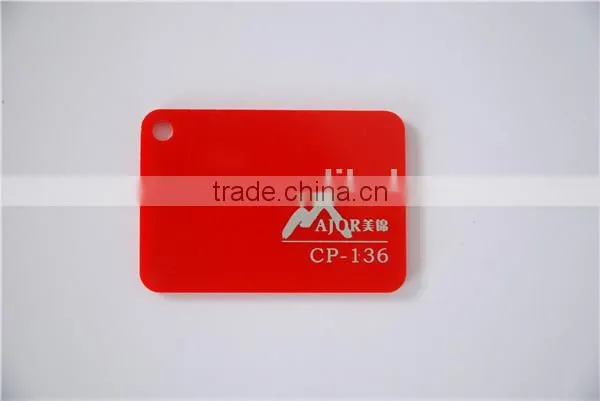 PMMA sheet colored acrylic sign board