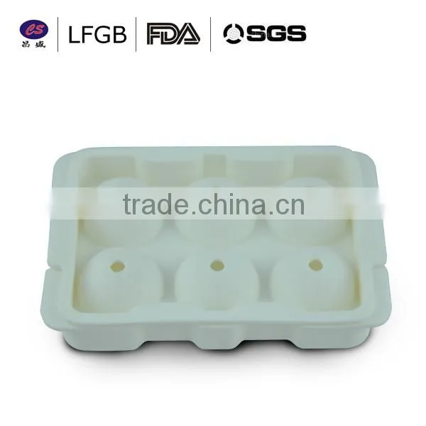 hot sale newest round shape Silicone Ice cube Tray