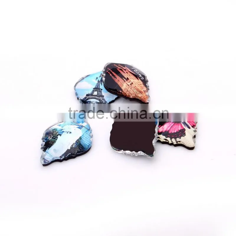 Custom good quality crystal animal fridge magnet