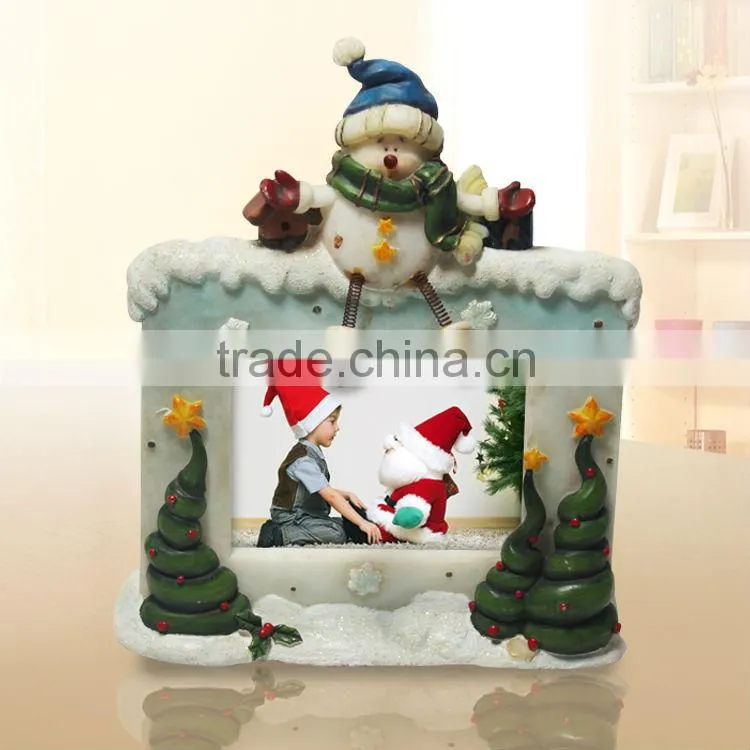 Beautiful decorative resin Christmas photo frame