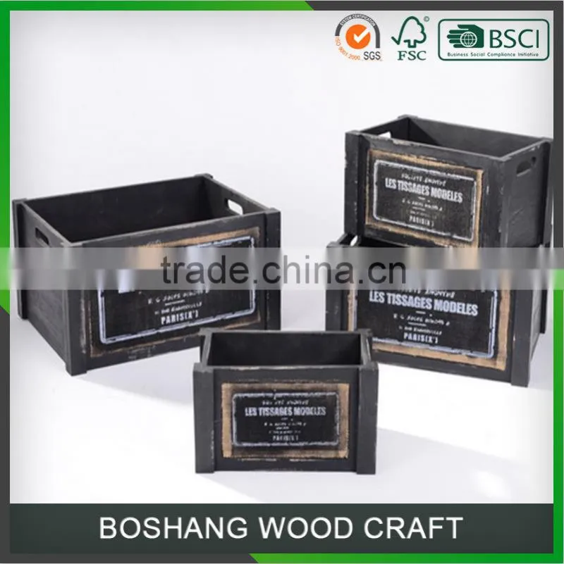 2016 Stylish and Cheap Wooden Storage Box