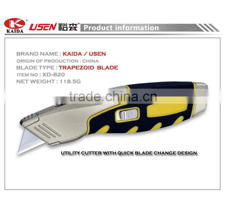 Heavy Duty Utility Cutter Blades With Spare Blade Inside Utility Knife