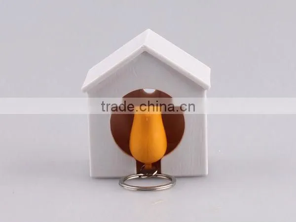 Sparrow plastic keyring