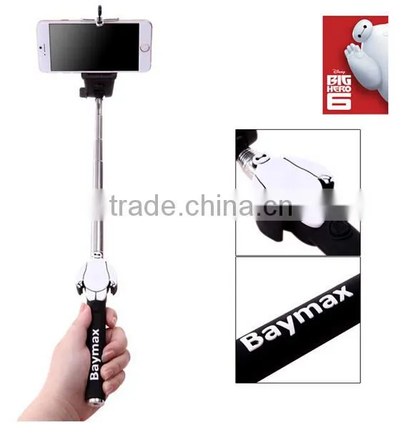 Factory Wholesale Hello Kitty Baymax Micky Selfile Stick No Bluetooth No Battery