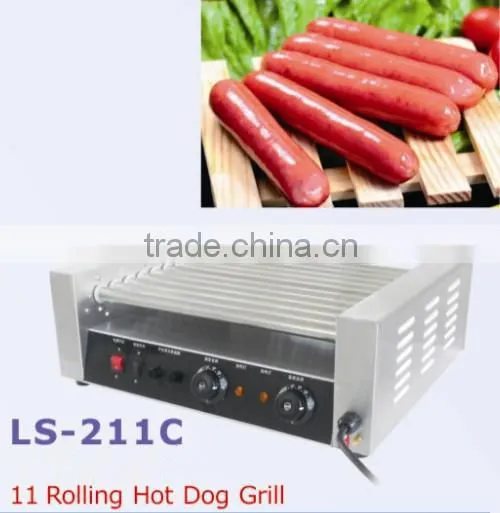CE electric 11 rolling hot dog grill