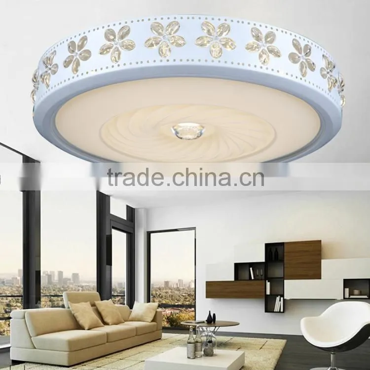High Quality Crystal Acrylic LED Ceiling Lamp Round 230V Cheap Ceiling Lights