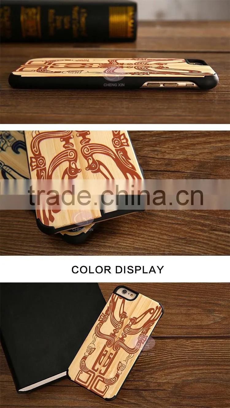 2016 new product with custom design wood and bamboo case for iphone 5